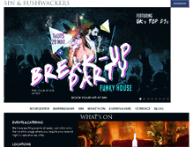 Tablet Screenshot of bushwackers.co.uk